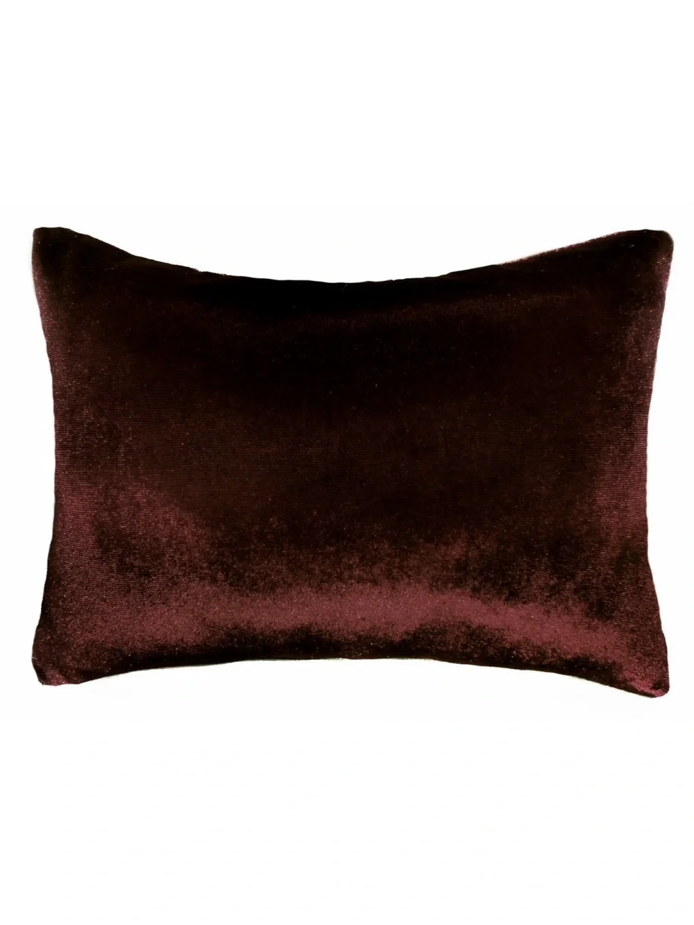 Dark Brown Velvet Pillow 16x12 inches. New. Soft, nice